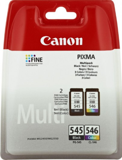 Canon PG-545 + CL-546 Tintapatron Multipack 1x8 ml + 1x8 ml