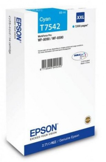 Epson T7542 Tintapatron Cyan 7.000 oldal kapacitás