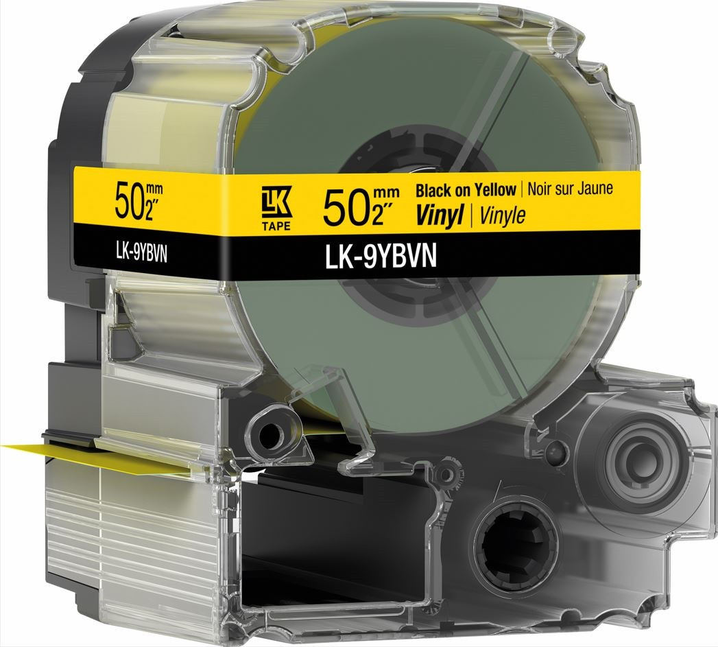 Epson LK9YBVN Bk/Yellow 50mm szalag (7m)