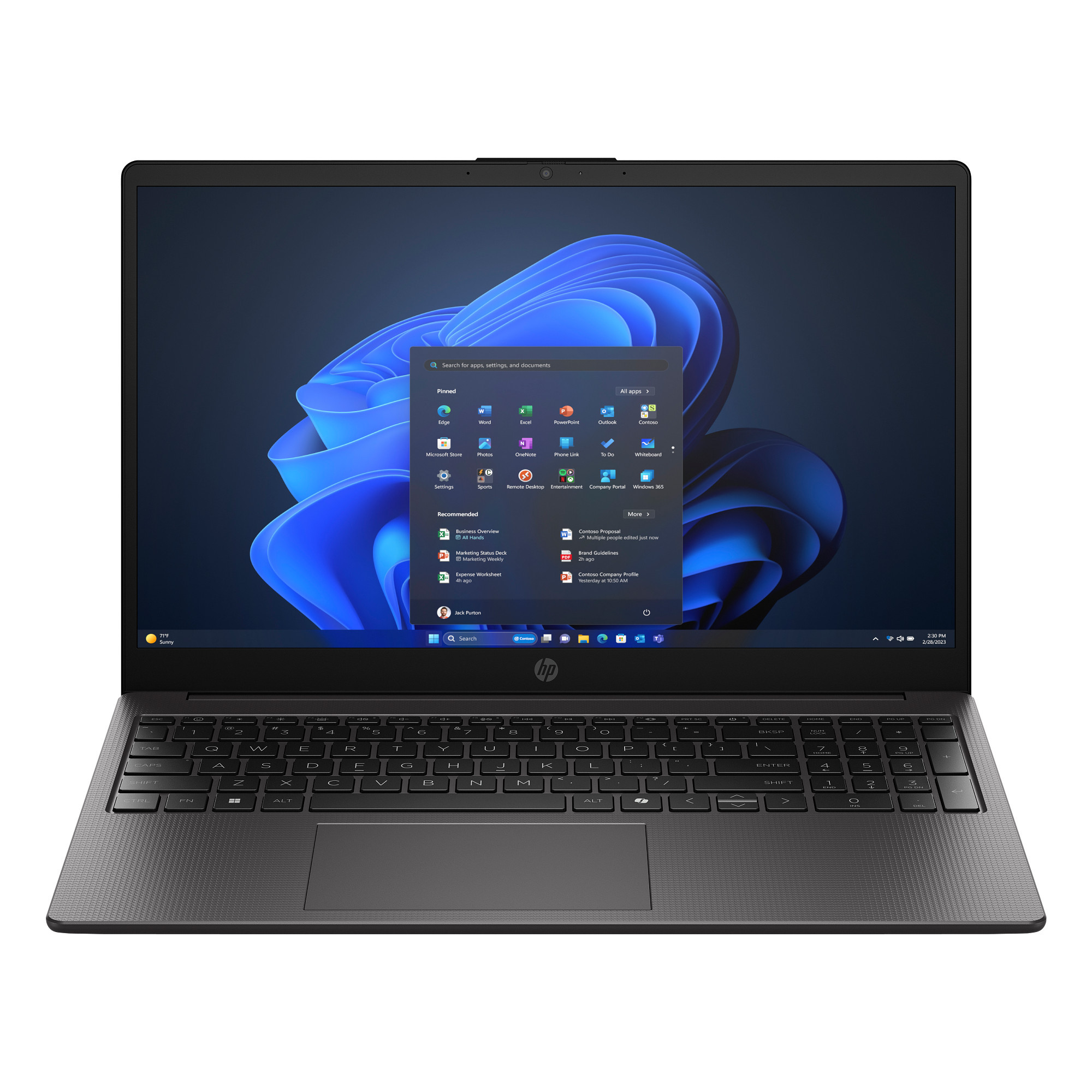 HP255RG10, 15.6" FHD AG SVA  250Nits, AMD Ryzen5 7535U, 8GB, 512GB PCIe SSD, AMD RadeonT 660M, fekete, DOS, 3 év gar