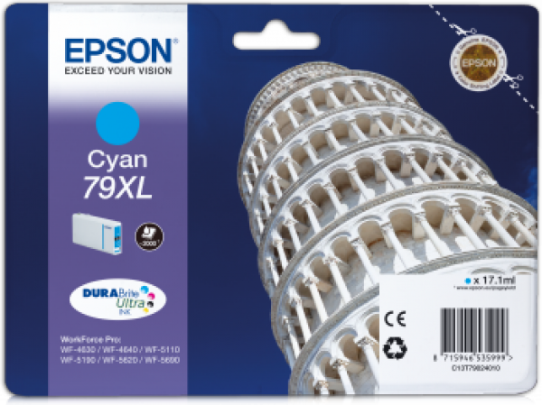 Epson T7902 Tintapatron Cyan 17,1ml No.79XL
