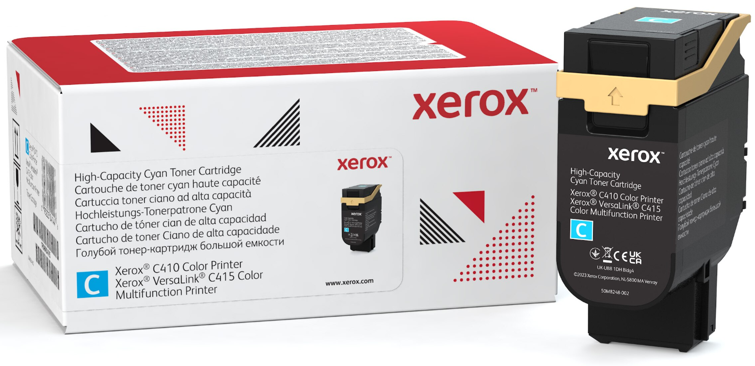 Xerox C415 toner Cyan 7000 oldalra