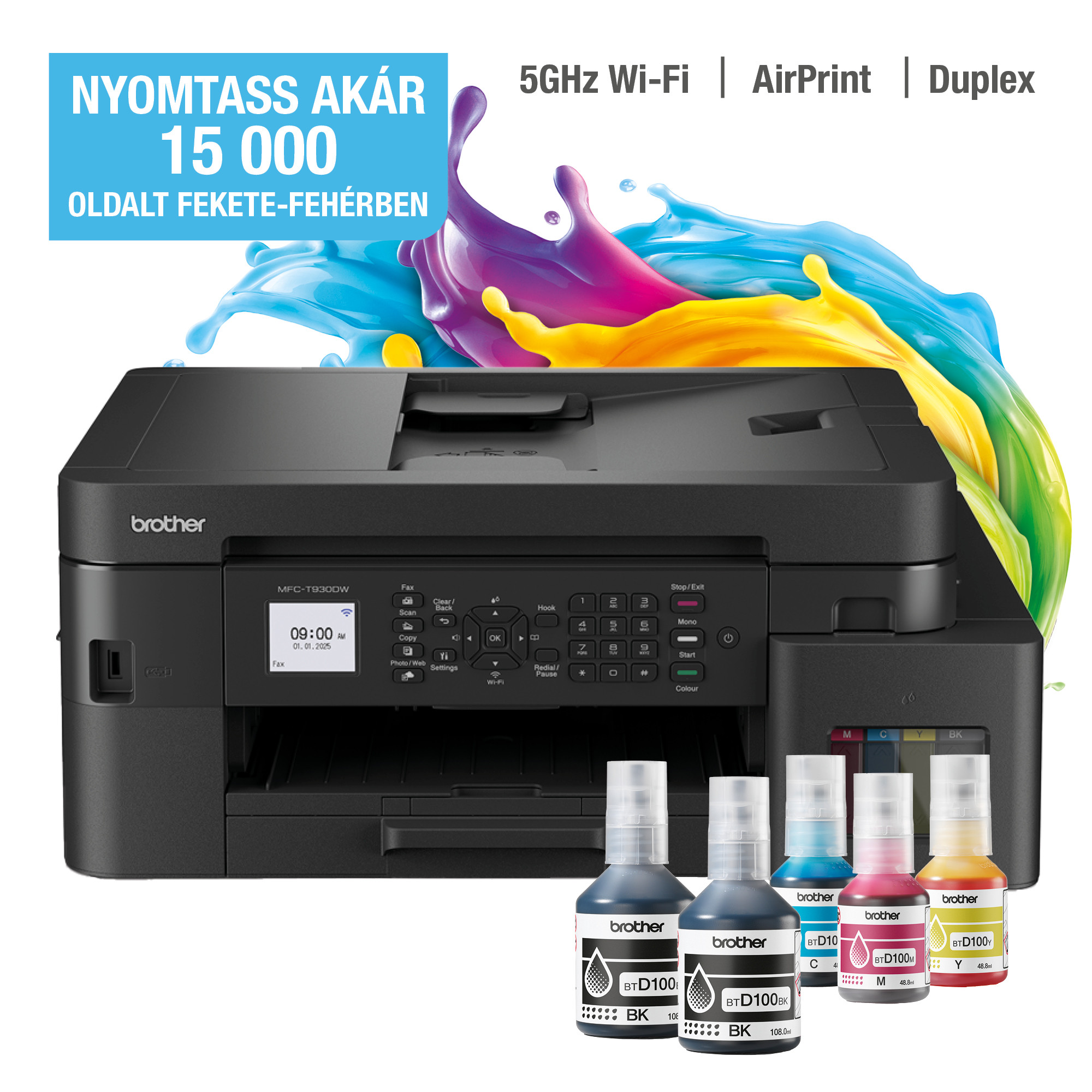 Brother MFCT930DW színes külső tintatartályos multifunkciós nyomtató