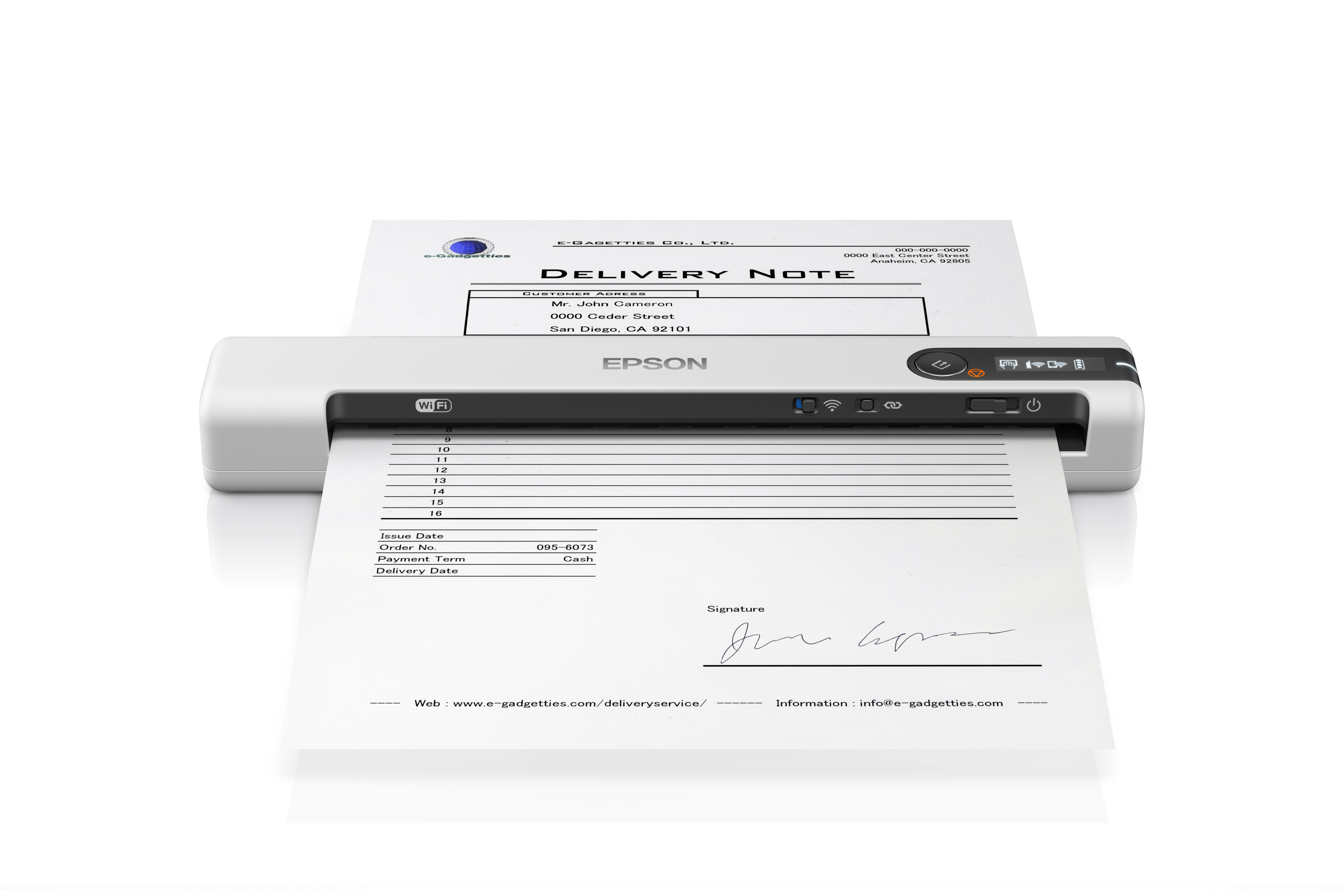 Epson Workforce DS-80W hordozható Szkenner