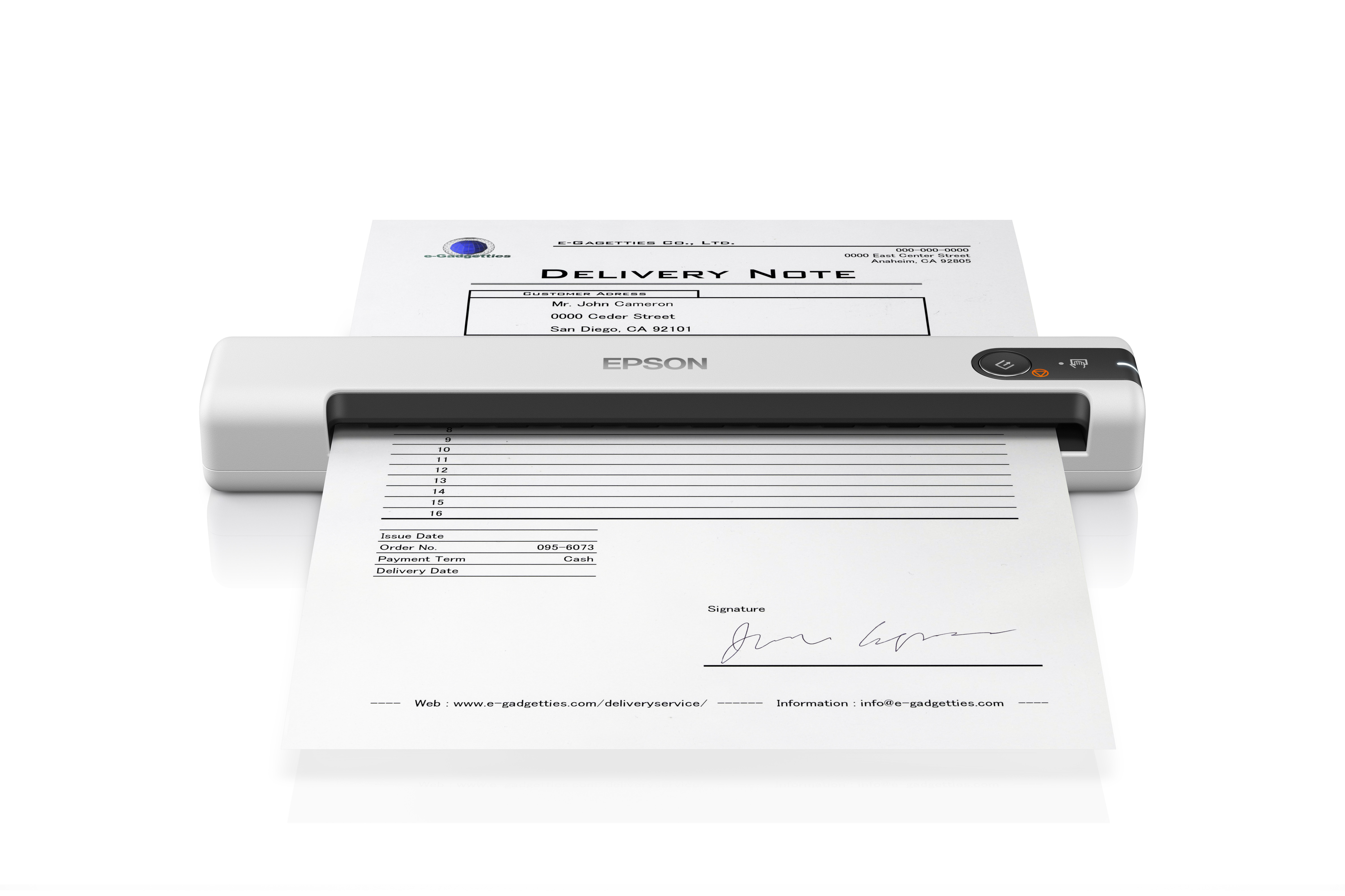 Epson Workforce DS-70 hordozható Szkenner