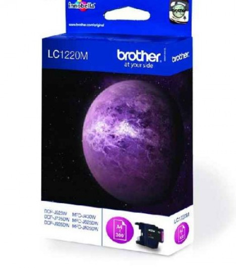 Brother LC1220M Tintapatron Magenta 300 oldal kapacitás