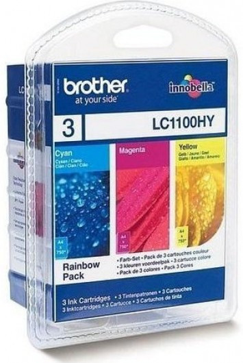 Brother LC1100HYCMY Tintapatron csomag CMY 3*10,1 ml