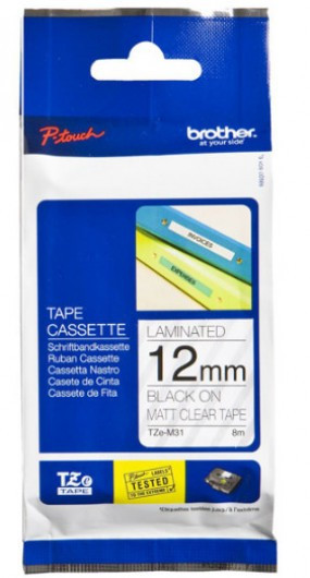 Brother TZe-M31 12 mm széles 8 m hosszú szalagkazetta
