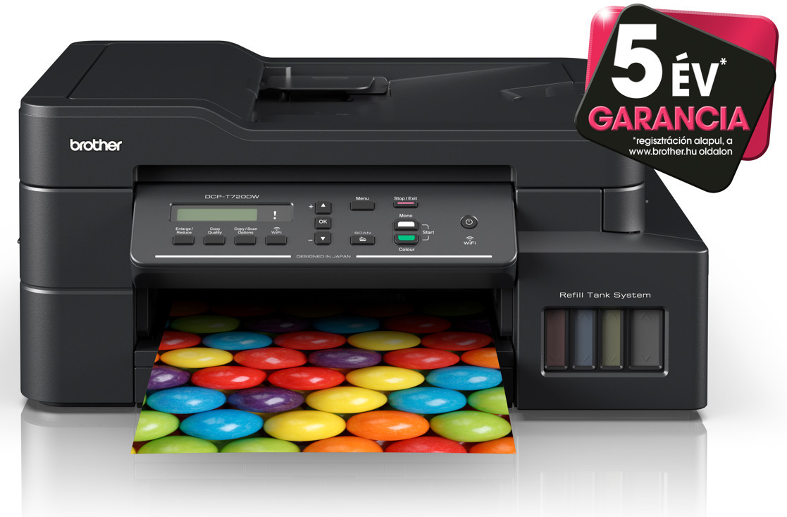 Brother DCPT720DW színes külső tintatartályos multifunkciós nyomtató
