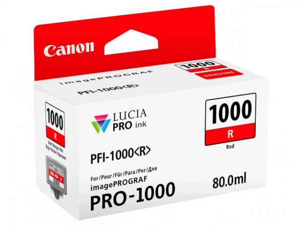 Canon PFI-1000 Cartridge Red 80ml