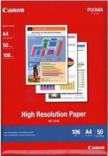 Canon HR-101N nagyfelbontású fotópapír (A/4, 50 lap,106g)
