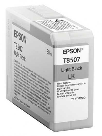 Epson T8507 Tintapatron Light Black 80ml