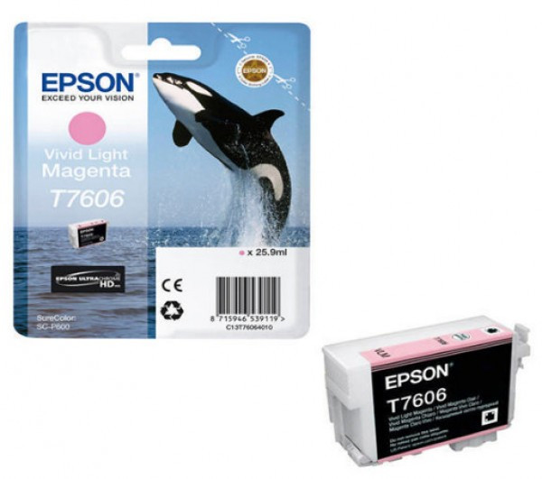 Epson T7606 Tintapatron Light Magenta 25,9ml