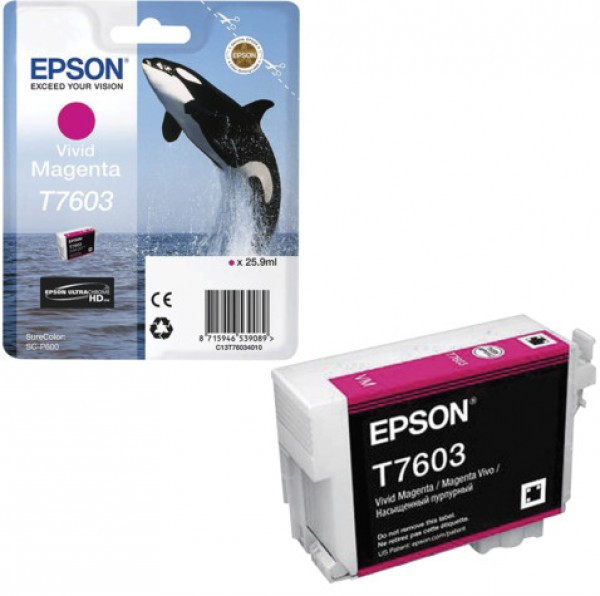 Epson T7603 Tintapatron Magenta 25,9ml
