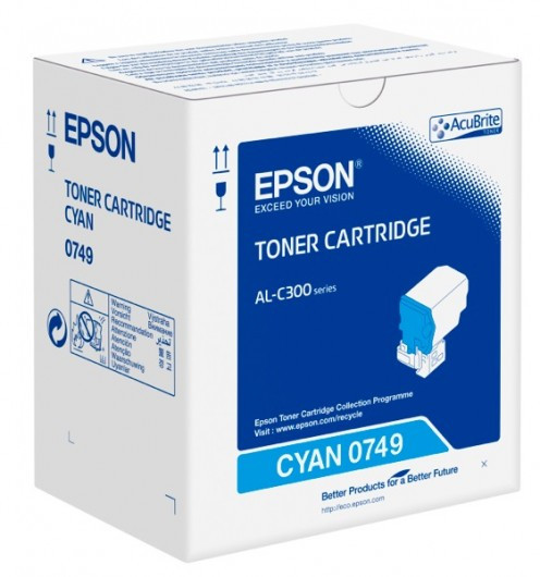 Epson C300 Toner Cyan 0749 8.800 oldal kapacitás