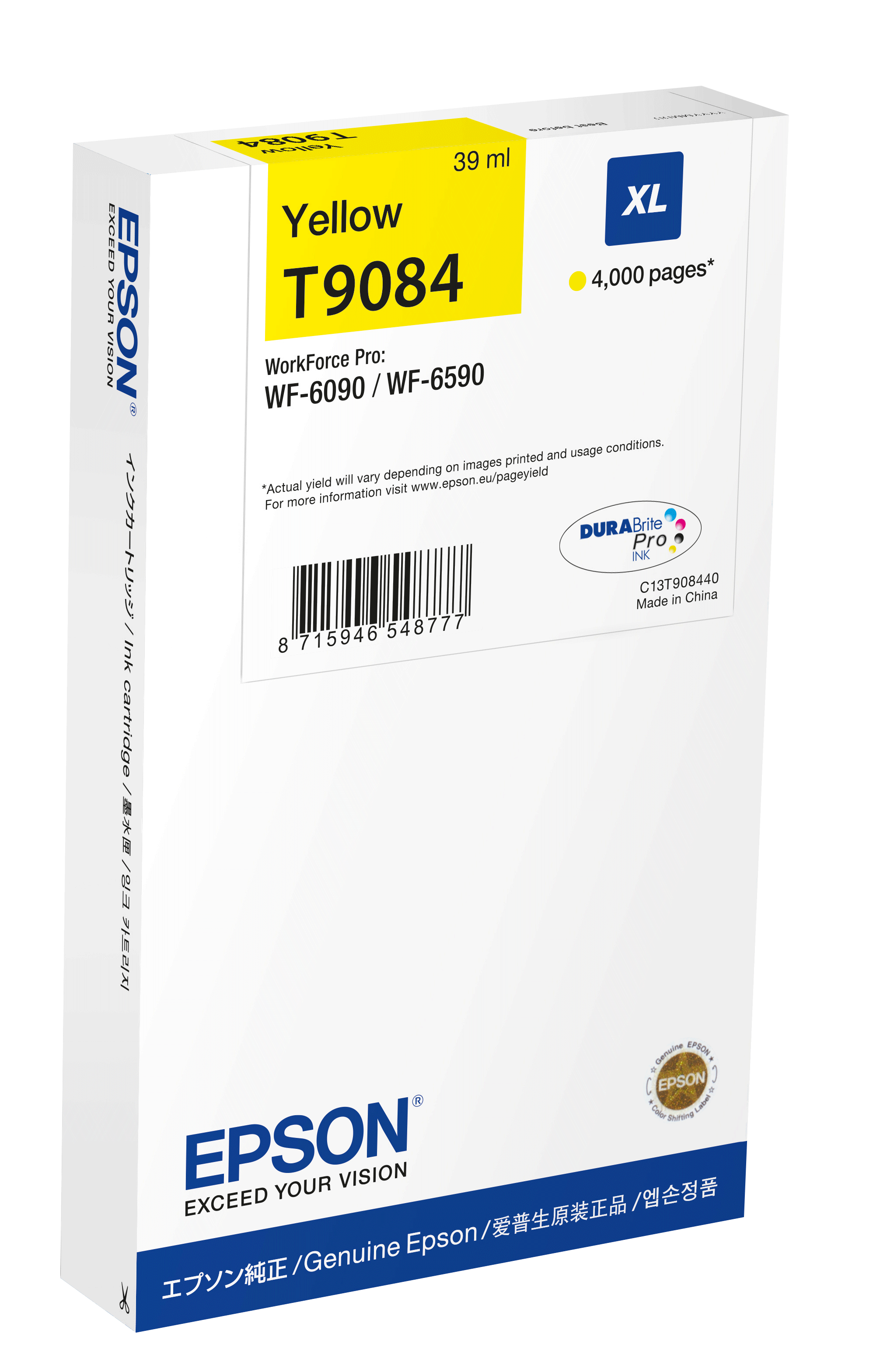 Epson T9084 Patron Yellow 4K /o/