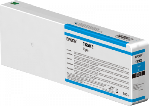 Epson T55K200 Patron Cyan 700ml eredeti