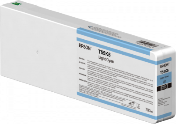 Epson T55K500 Patron Light Cyan 700ml eredeti