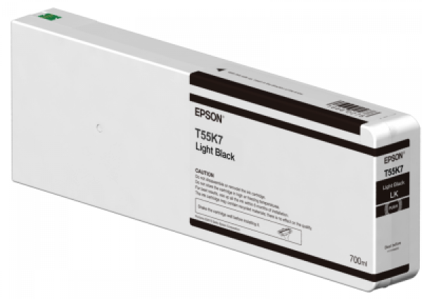 Epson T55K700 Patron Light Black 700ml eredeti