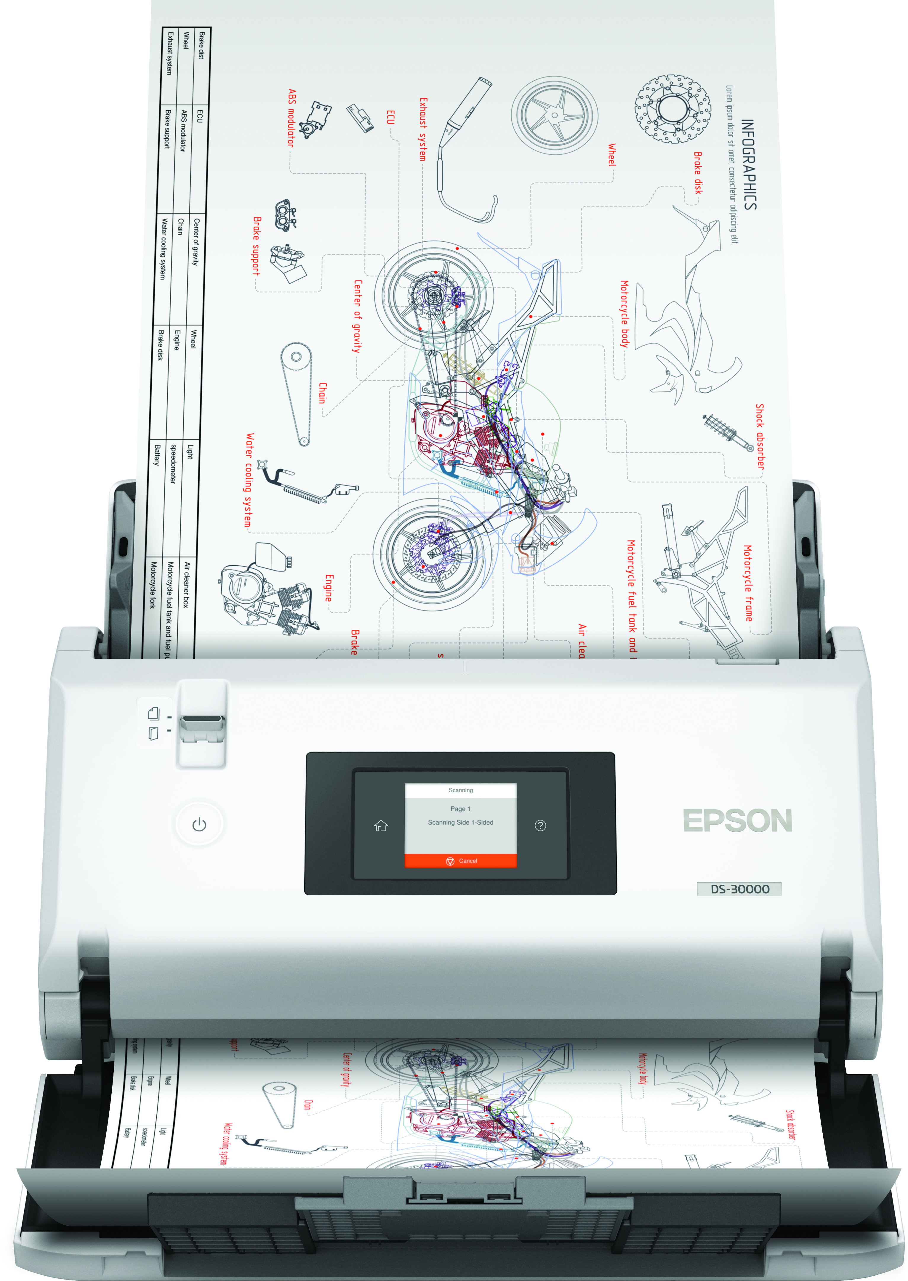 Epson WorkForce DS-30000 A3 asztali szkenner