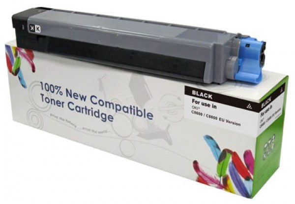 Utángyártott OKI C810 Toner Black 8.000 oldal kapacitás CartridgeWeb