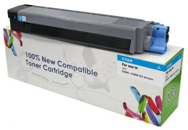 Utángyártott OKI C810 Toner Cyan 8.000 oldal kapacitás CartridgeWeb