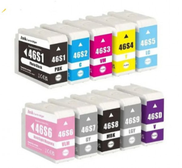 Utángyártott EPSON T46S1 Patron Photo Black Pigment 25ml IK