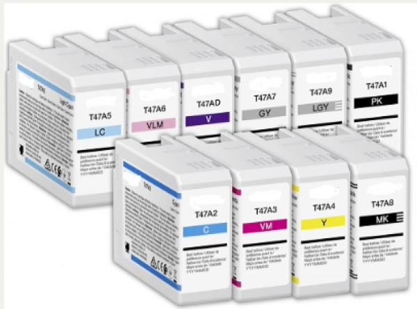 Utángyártott EPSON T47A1 Patron Ph Bk 50 ml IK