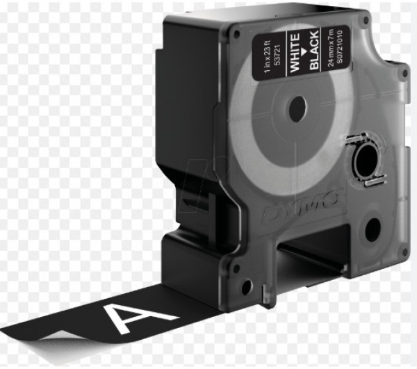 Utángyártott DYMO D1 D53721 24mm x 7m fekete-fehér #S0721010