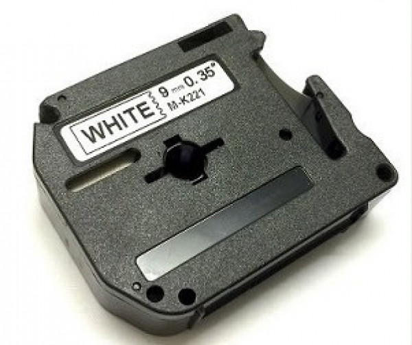 Utángyártott BROTHER MK221BZ szalagkazetta 9mm x 8m IK