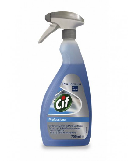 Cif Professional Window & Multi Surface Cleaner 750ml
Ablak és felülettisztítószer