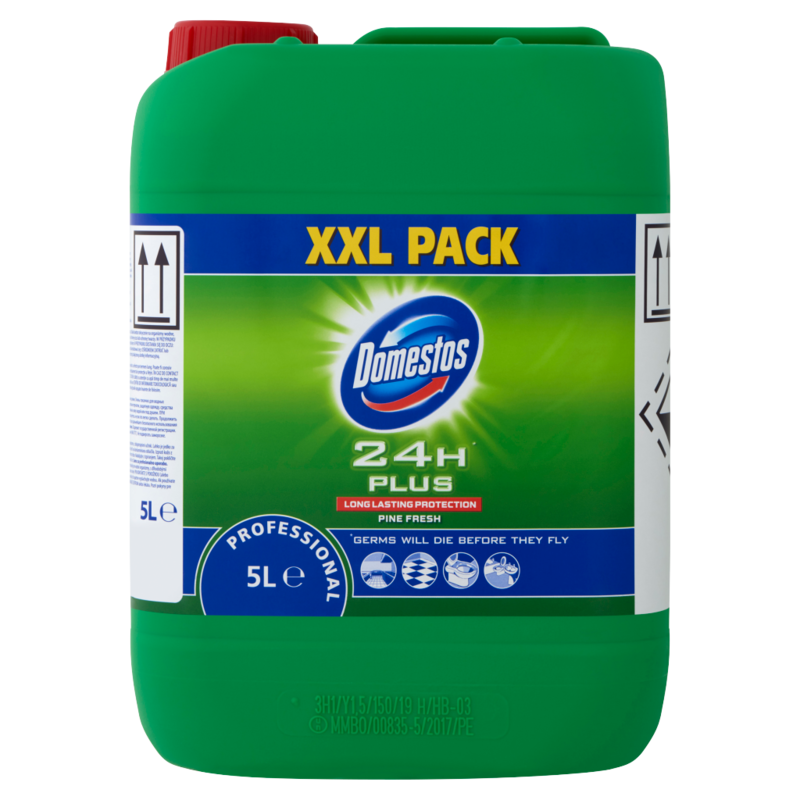 DOMESTOS Pine fresh 5L friss fenyő illatú fertőtlenítő-, lemosószer

