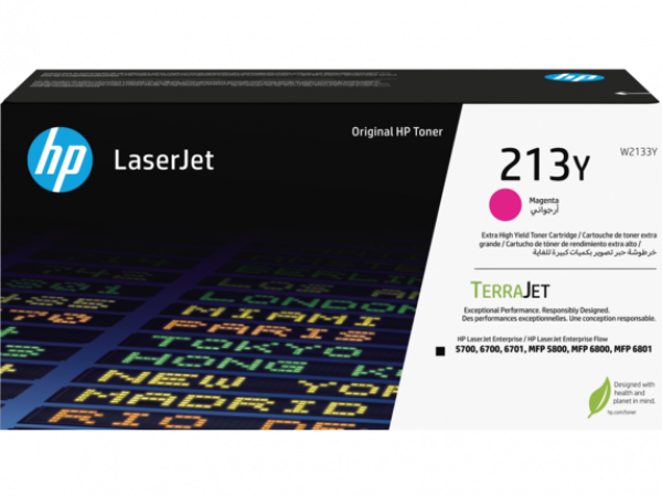 HP W2133Y Toner Magenta 12.000 oldal kapacitás No.213Y