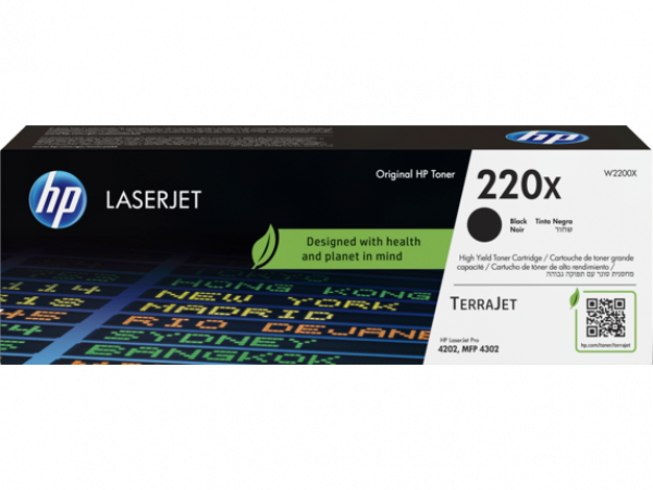 HP W2200X Toner Black 7.500 oldal kapacitás No.220X