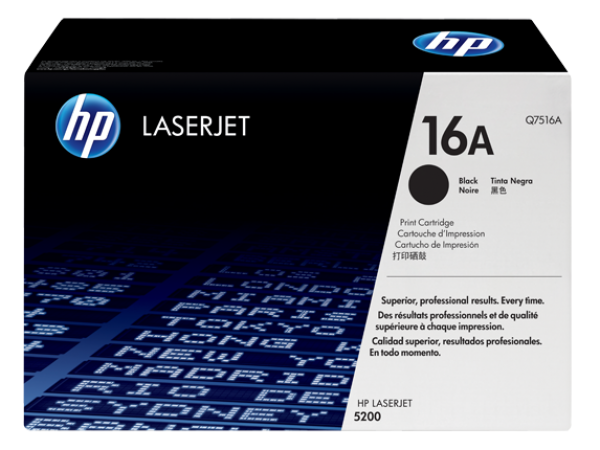 HP Q7516A Toner Black 12.000 oldal kapacitás No.16A