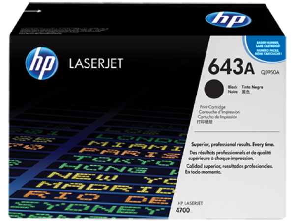 HP Q5950A Toner Black 11.000 oldal kapacitás No.643A