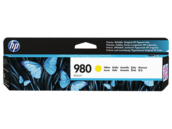 HP D8J09A Tintapatron Yellow 6.600 oldal kapacitás No.980