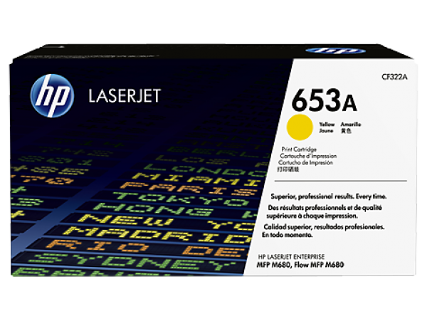 HP CF322A Toner Yellow 16.500 oldal kapacitás No.653A