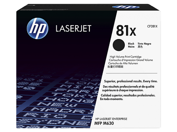 HP CF281X Toner Black 25.000 oldal kapacitás No.81X