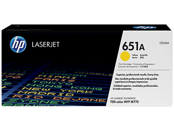 HP CE342A Toner Yellow 16.000 oldal kapacitás No.651A