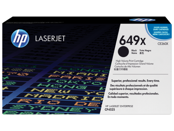 HP CE260X Toner Black 17.000 oldal kapacitás No.649X