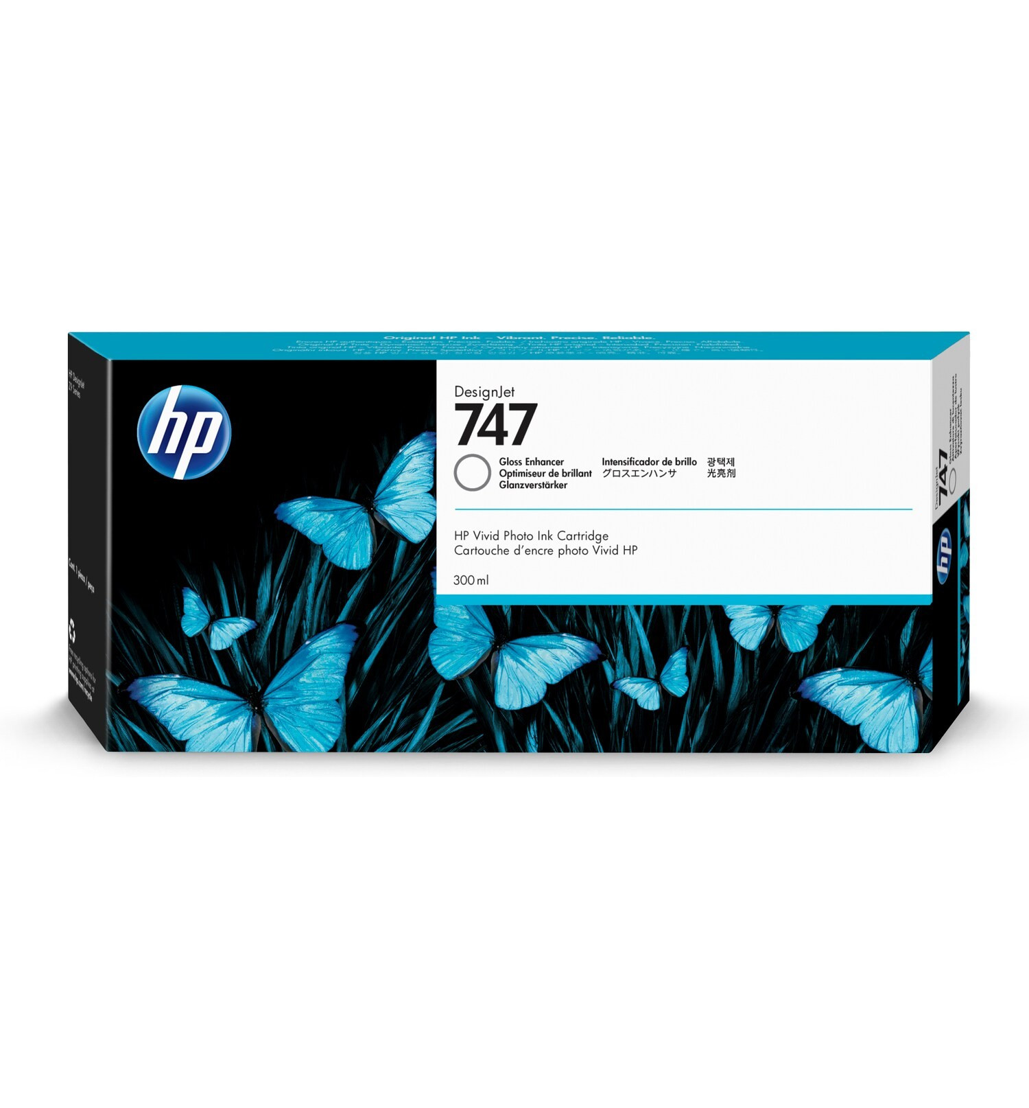 HP P2V87A Patron Gloss Enhancer Cartridge 300ml No.747