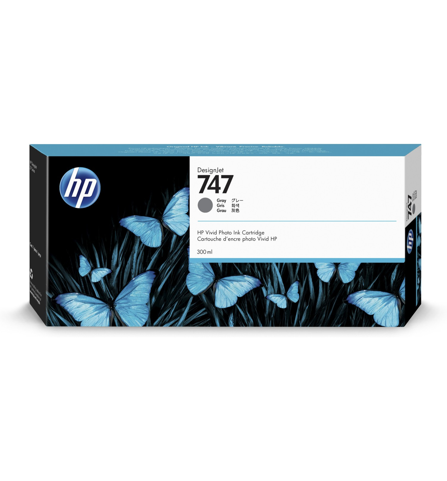 HP P2V86A Patron Gray 300ml No.747