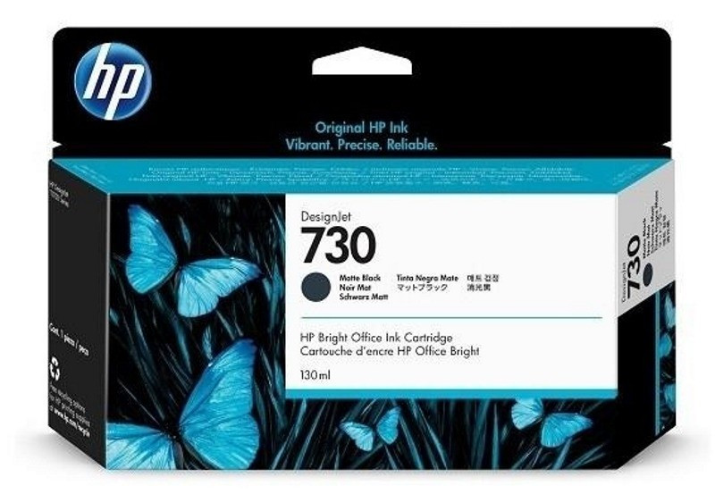 HP P2V65A Patron Matte Black 130ml No.730
