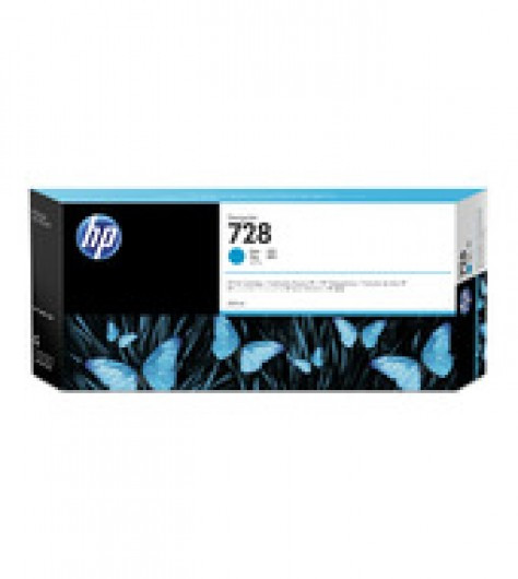HP No.728 300-ml Cyan InkCart F9K17A