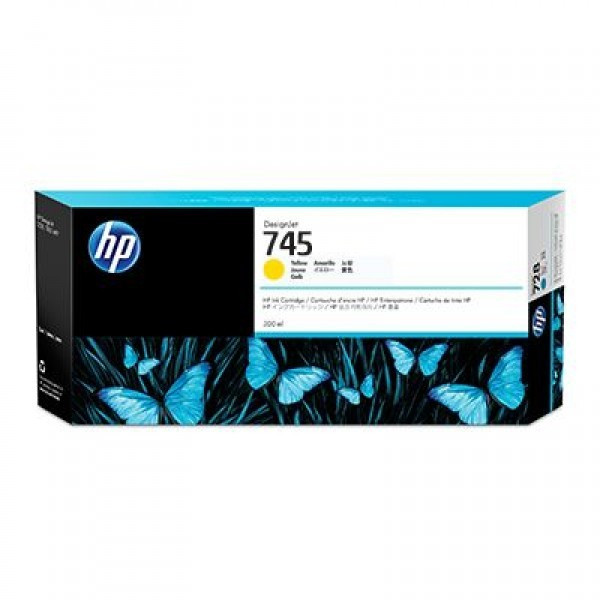 HP F9K02A Patron Yel 300ml No.745