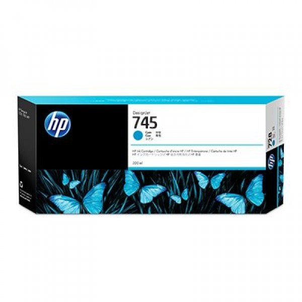 HP F9K03A Patron Cy 300ml No.745