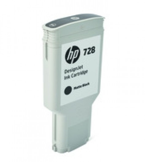 HP F9J68A Patron Matt Bk 300ml No.728
