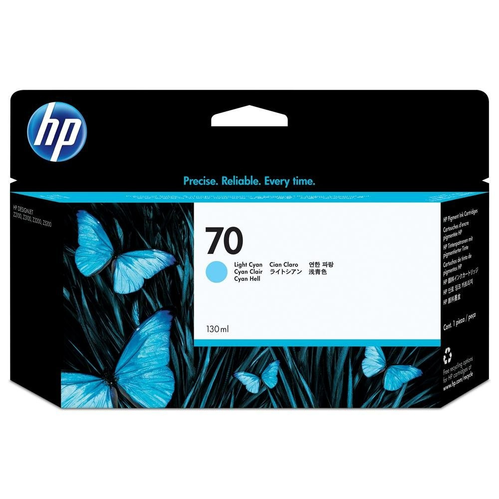 HP C9390A Patron Light Cy 130ml No.70