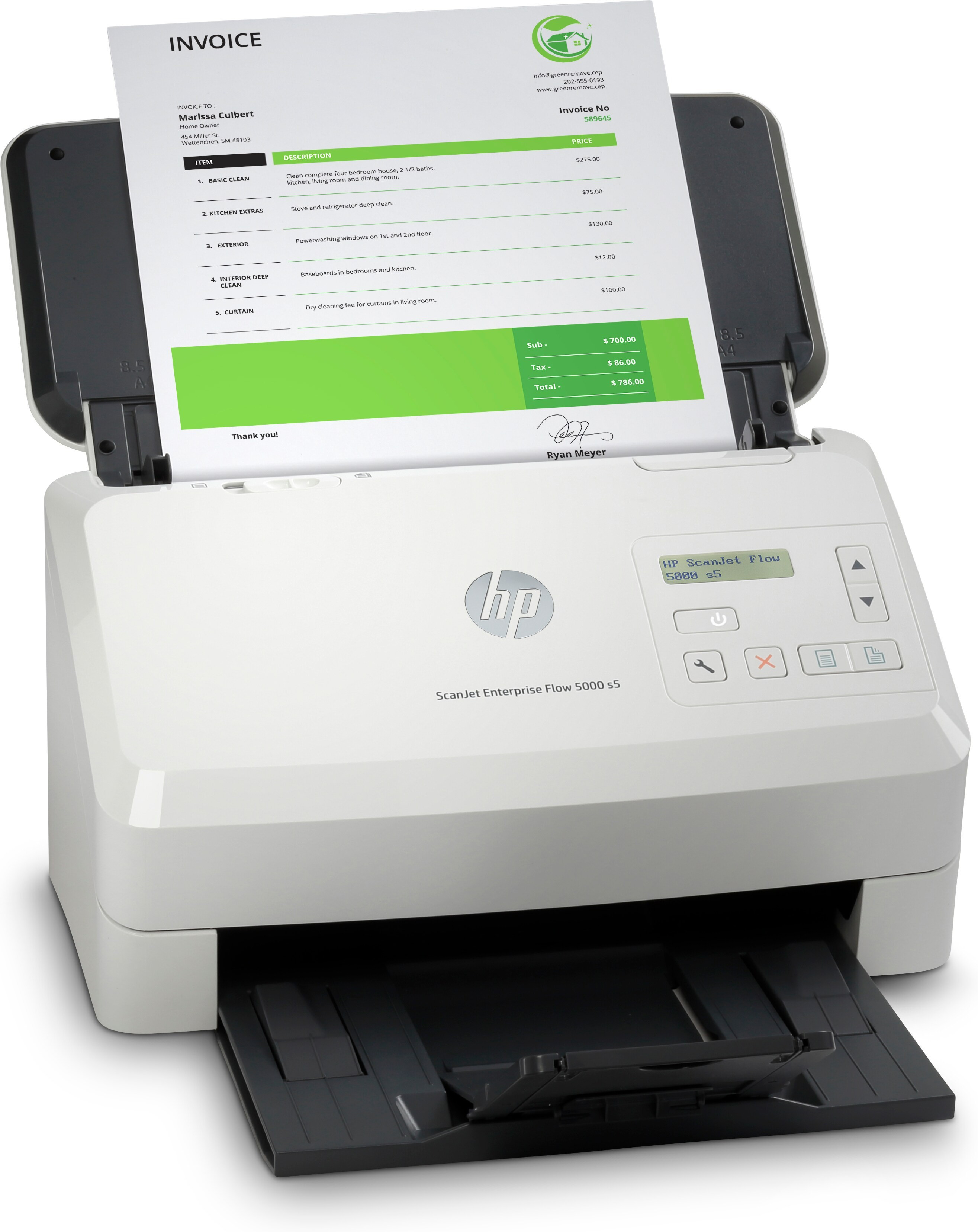 HP ScanJet Enterprise Flow 5000s5 dokumentum szkenner